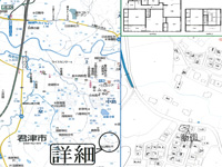 君津市中島の地図