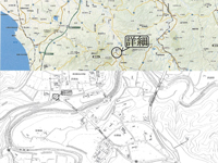 君津市西粟倉の地図