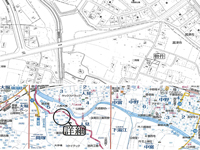 富津市二間塚の地図